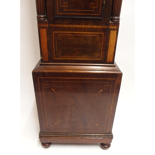 850 - Alexander Doig  Musselburgh  a mahogany longcase clock