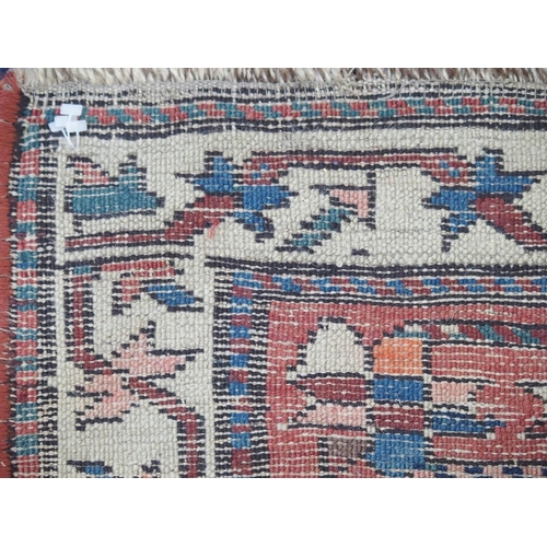 889 - A blue ground Eastern rug