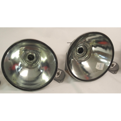 908 - Four 1970's M25 S 500 aluminium floodlights