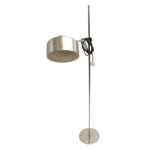 913 - A Mila 1970's chrome adjustable floor lamp