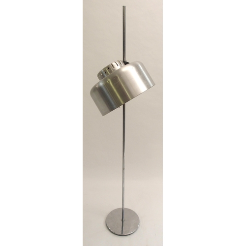 913 - A Mila 1970's chrome adjustable floor lamp