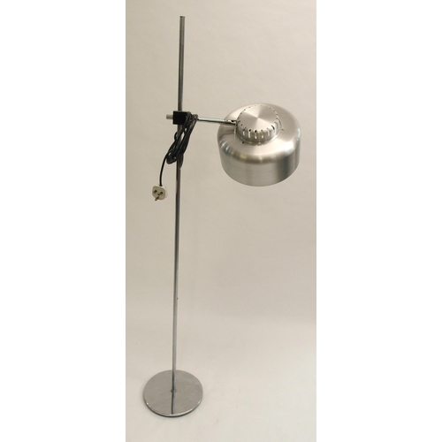 913 - A Mila 1970's chrome adjustable floor lamp