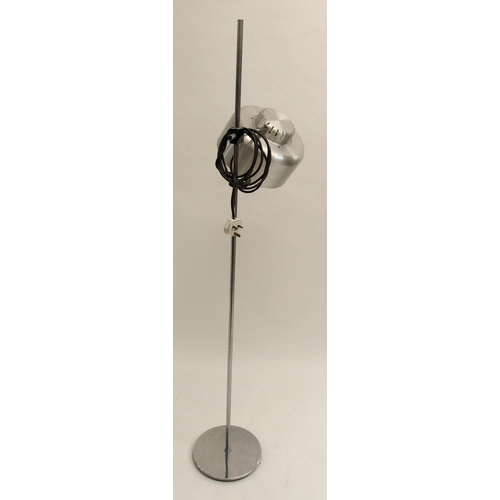 913 - A Mila 1970's chrome adjustable floor lamp