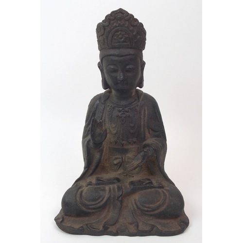 92 - A Chinese bronze of Buddha