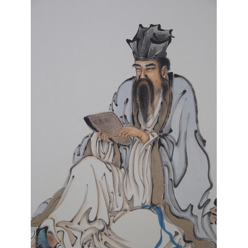 138 - A Chinese painting of a scholar