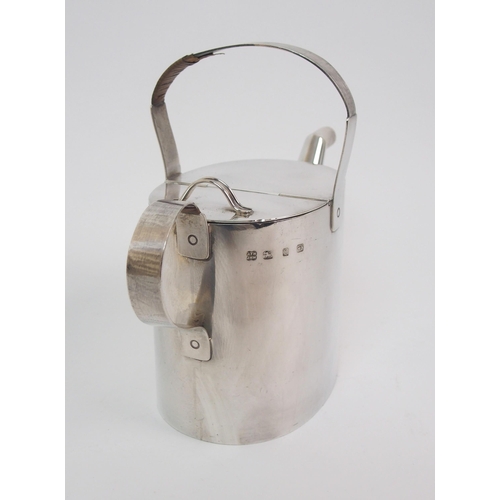 163 - A late Victorian silver novelty watering can