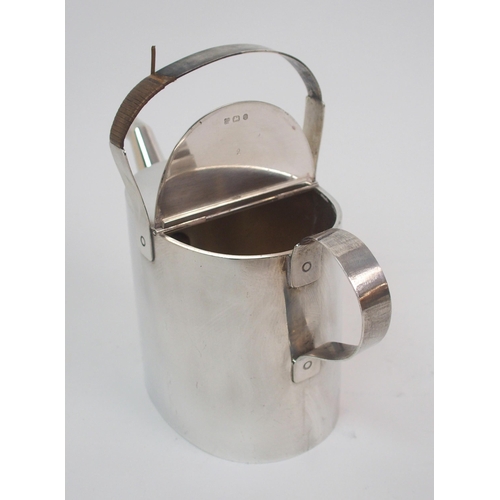 163 - A late Victorian silver novelty watering can