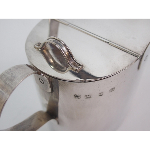 163 - A late Victorian silver novelty watering can