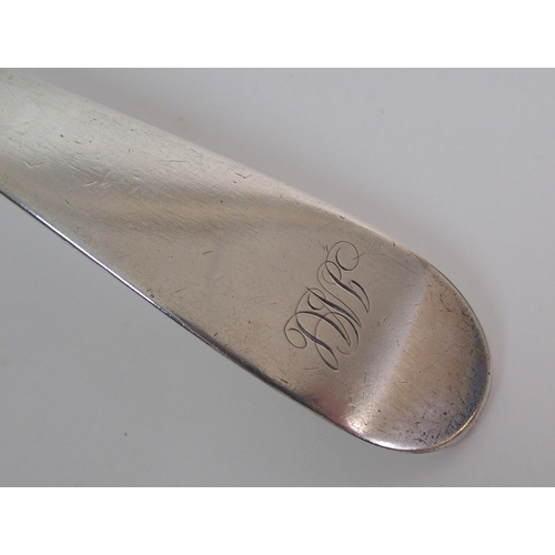 165 - A George III silver ladle