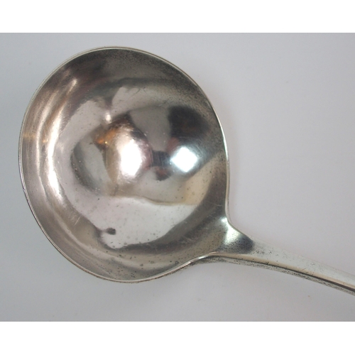 165 - A George III silver ladle