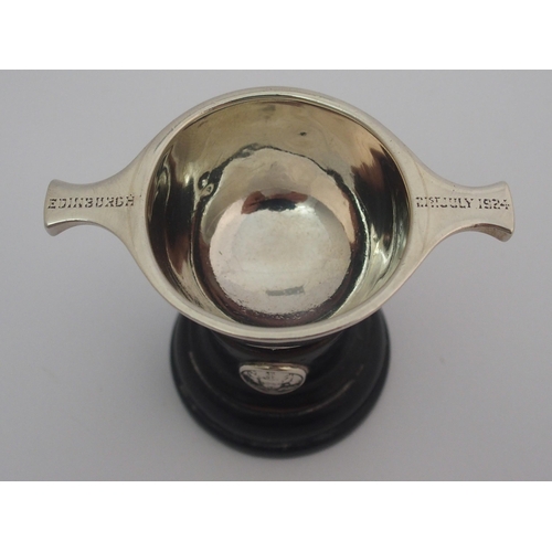 168 - A silver quaich