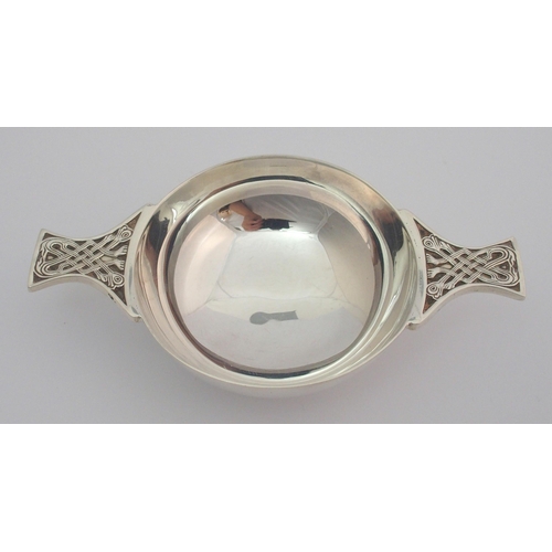 168 - A silver quaich