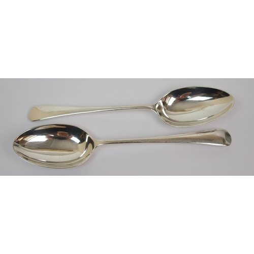 171 - A silver part cutlery set