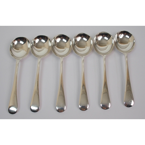 171 - A silver part cutlery set