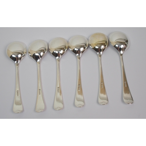 171 - A silver part cutlery set