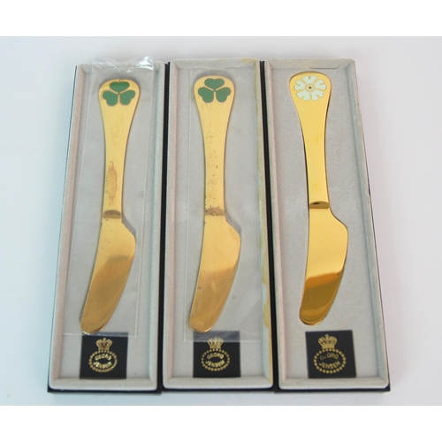 177 - Thirteen Georg Jensen silver gilt and enamel year spoons  1976-1981