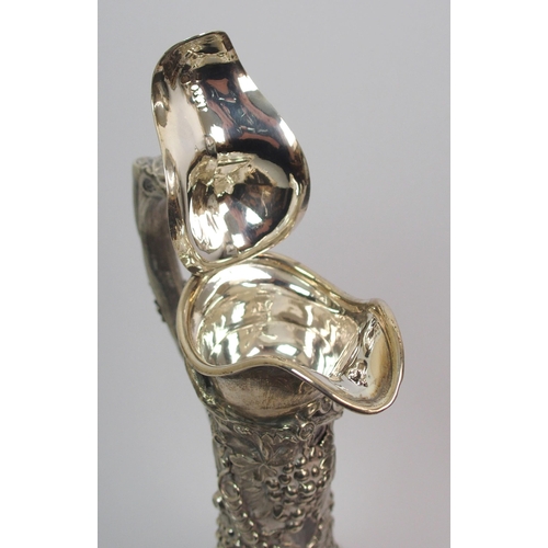 188 - A silver mounted claret jug