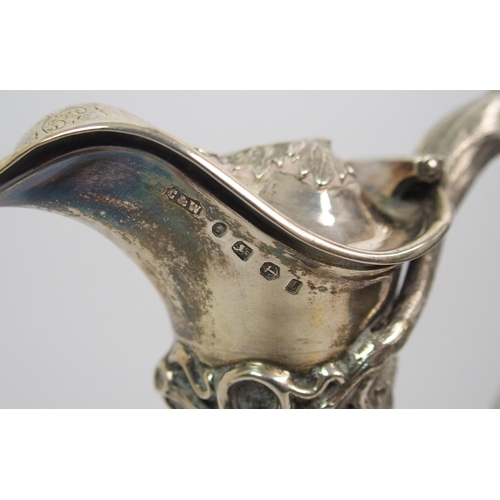 188 - A silver mounted claret jug