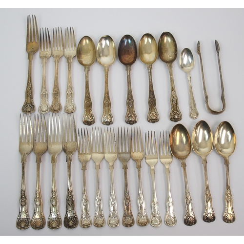 198 - A mixed lot of silver cutlery