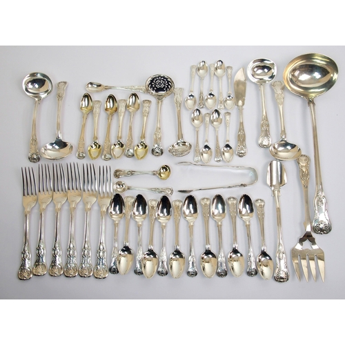 202 - A quantity of silver cutlery