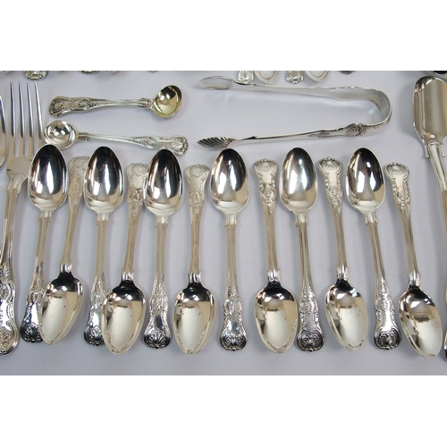 202 - A quantity of silver cutlery