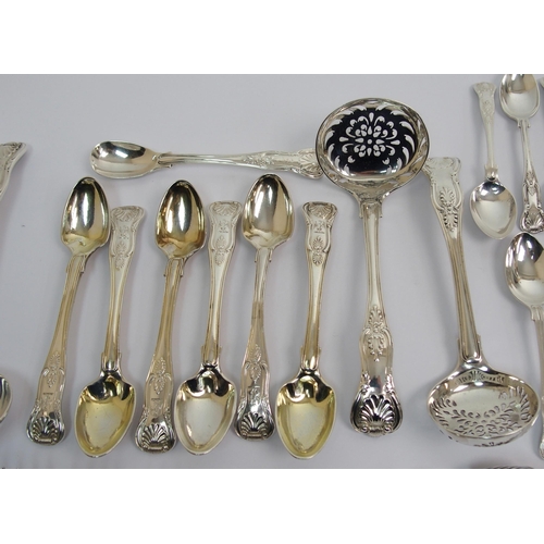 202 - A quantity of silver cutlery