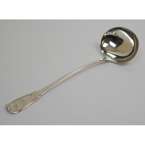 209 - A pair of silver basting spoons