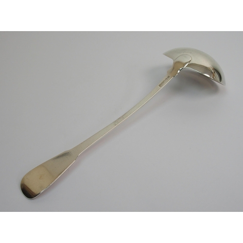 209 - A pair of silver basting spoons