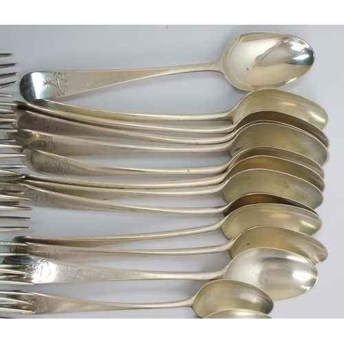 211 - A set of eleven dinner forks