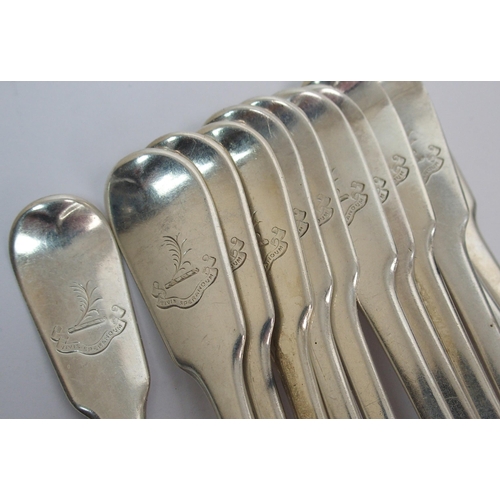 211 - A set of eleven dinner forks