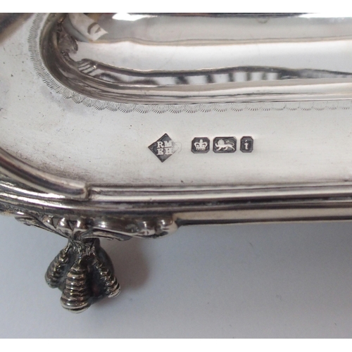 213 - A silver inkstand