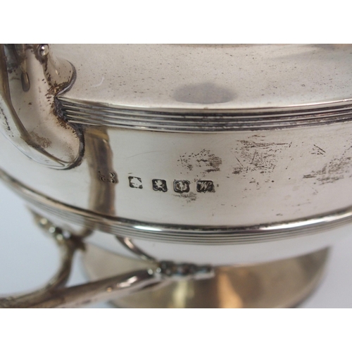 218 - A four piece silver tea service