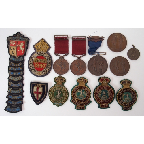 238 - A collection of Victorian Royal West Kent Regiment and other Shooting Prizes