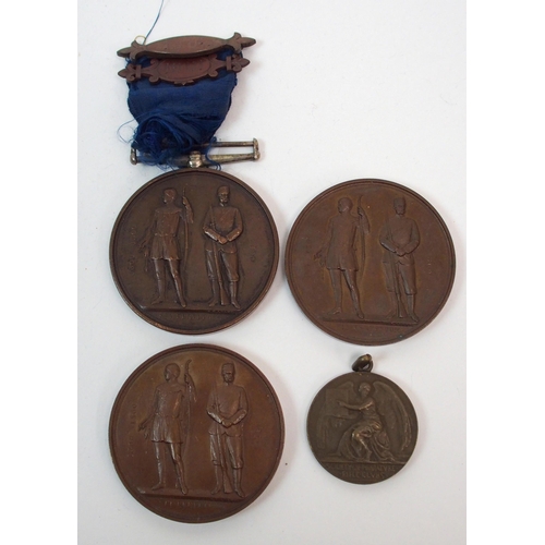 238 - A collection of Victorian Royal West Kent Regiment and other Shooting Prizes