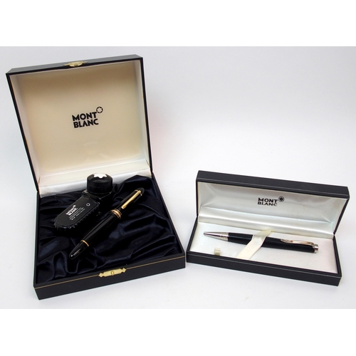 253 - A Montblanc Meisterstuck 149 fountain pen  with 18K gold nib 4180  in Montblanc case (no papers)