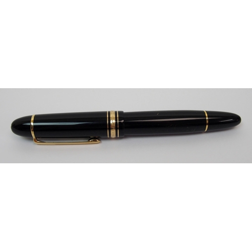 253 - A Montblanc Meisterstuck 149 fountain pen  with 18K gold nib 4180  in Montblanc case (no papers)