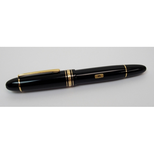 253 - A Montblanc Meisterstuck 149 fountain pen  with 18K gold nib 4180  in Montblanc case (no papers)