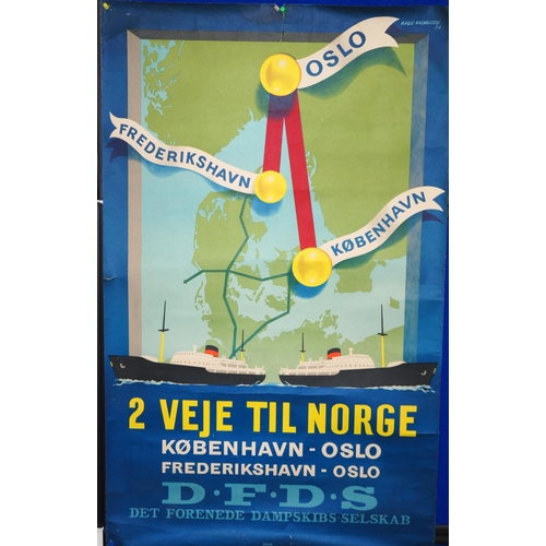 262 - Four Danish travel posters