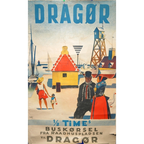 262 - Four Danish travel posters