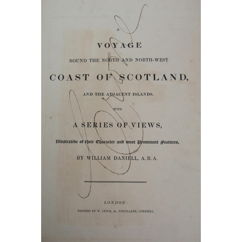 263 - A Voyage Round the North and North-West Coast of Scotland and the Adjacent Islands. by William Danie... 