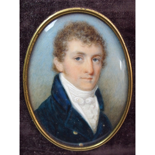 267 - A pair of early 19th Century portrait miniatures of Thomas Tobin and Esther Watson  dated 1806