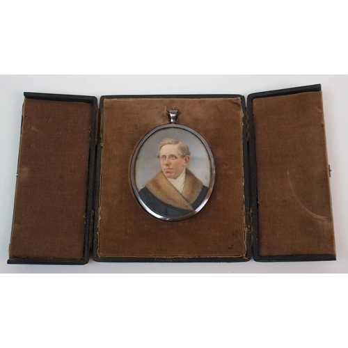 267 - A pair of early 19th Century portrait miniatures of Thomas Tobin and Esther Watson  dated 1806