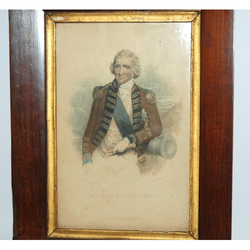 268 - A reverse painted picture of General Sir Ralph Abercromby K.B.