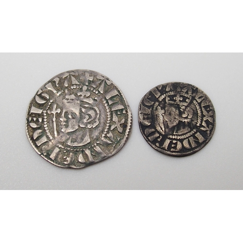 300 - Alexander III 1249 - 1286 silver penny  Berwick on Tweed mint  fine