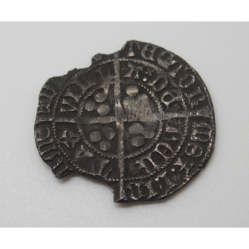 301 - David II 1329 - 1371 silver penny (broken)  fine