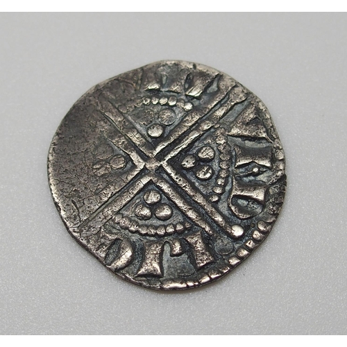 303 - Henry II 1154 - 1189 silver penny  tealby type  poor