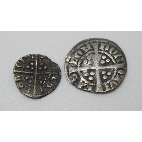 304 - Edward I 1272 - 1307 silver farthing London mint