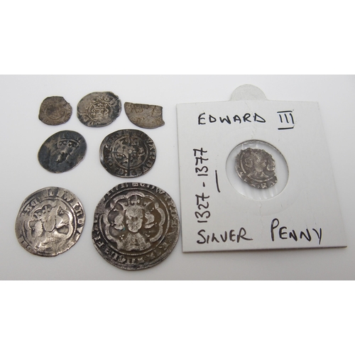 305 - Edward III 1327 - 1377 silver groat  London  fair