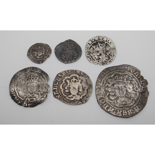 307 - Edward IV 1461 - 1470 Silver groat  London edge corroded  near fine