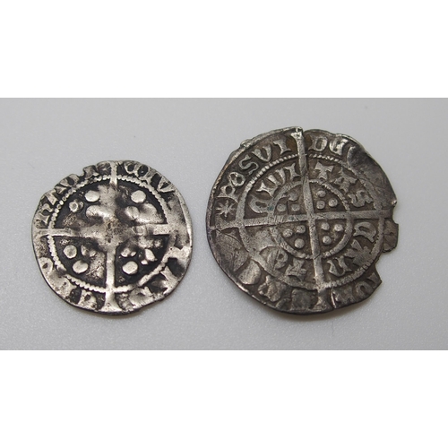 307 - Edward IV 1461 - 1470 Silver groat  London edge corroded  near fine